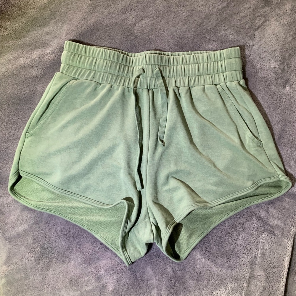 Fabletics Super Soft Drawstring Shorts Light Green - image 1